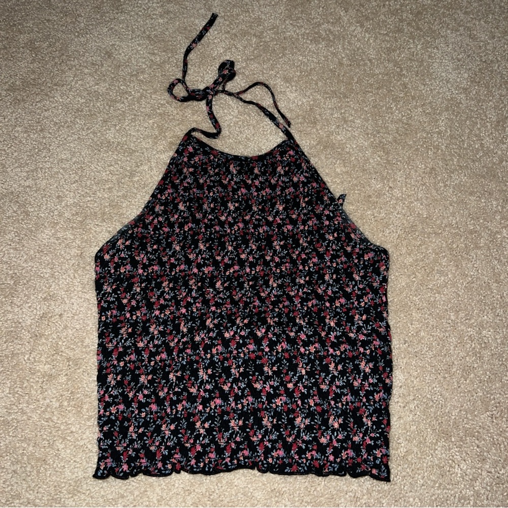 american eagle smocked top